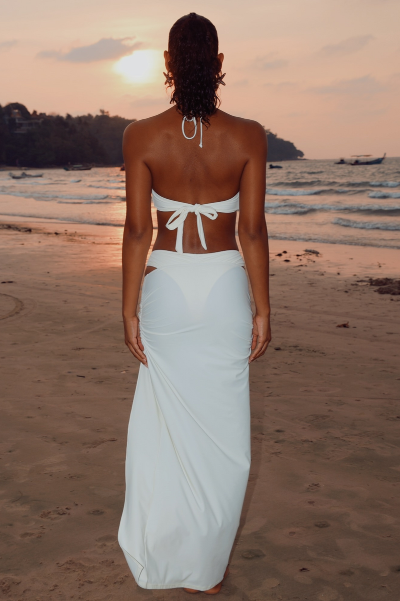 'Venice' Coconut Starfish Maxi Skirt