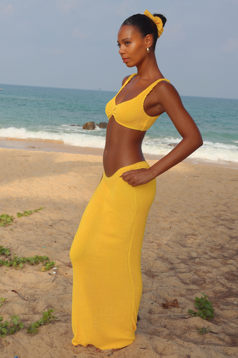 Scrunch 'Sunset' Maxi Skirt