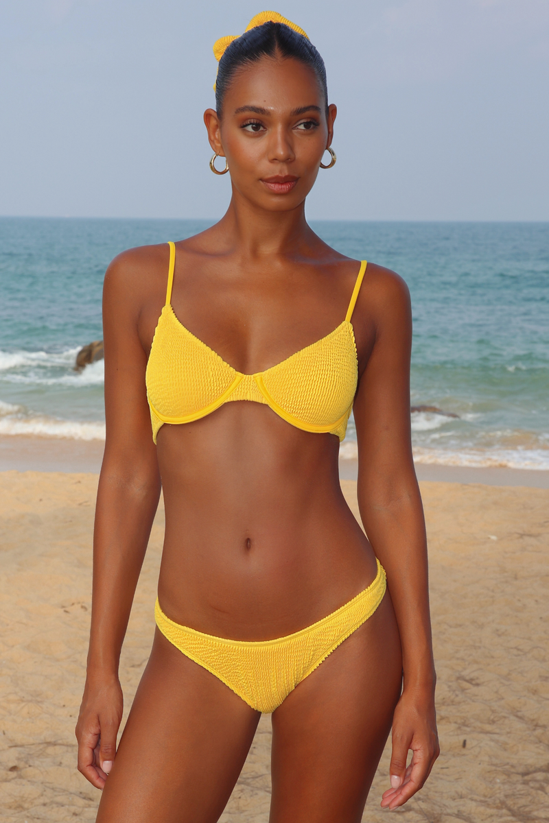 'Sunset' Scrunch Underwire Bikini Top