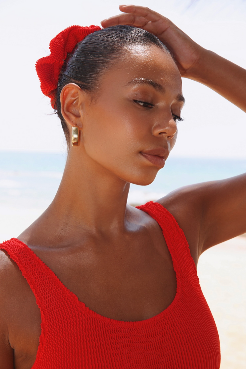 'Red' Scrunch Scrunchie