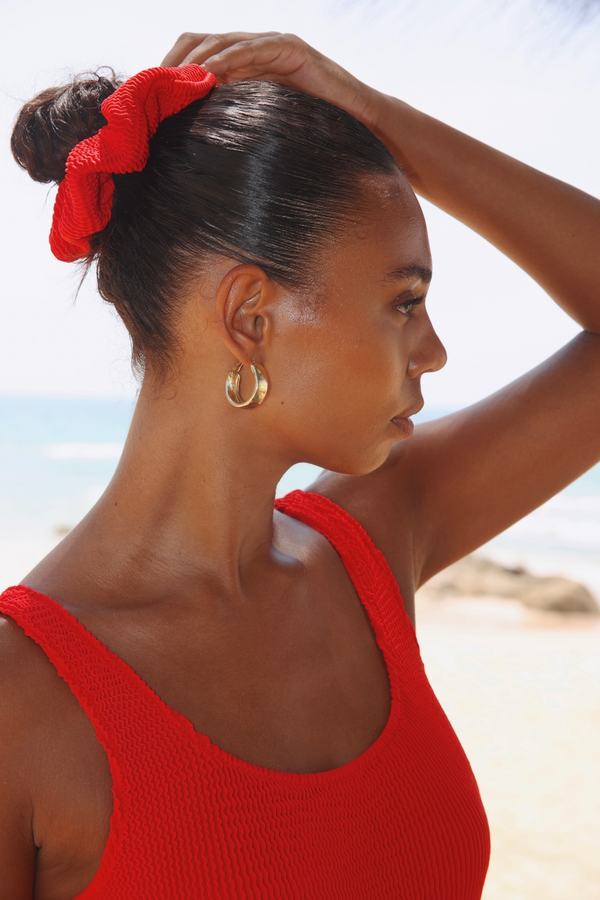 'Red' Scrunch Scrunchie